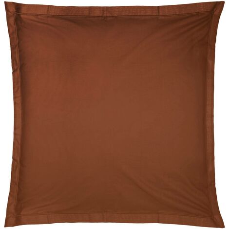 Taie d'oreiller Carina coton 63x63cm  terracotta - Atmosphera créateur d'intérieur