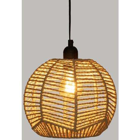 Suspension Caren D24cm beige - Atmosphera créateur d'intérieur