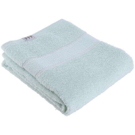 Serviette De Toilette 50x90 Cm 100% Coton Damier - Vert Olive - Tendance