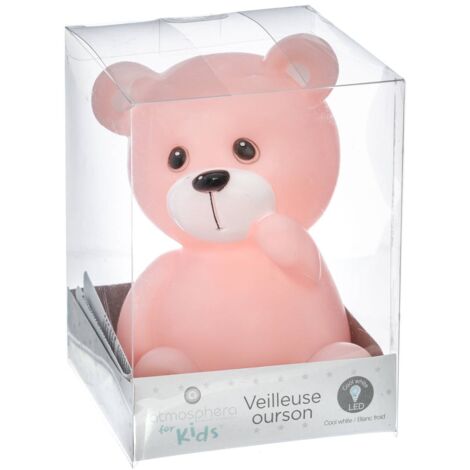 Veilleuse enfant ourson H14cm - Atmosphera créateur d'intérieur