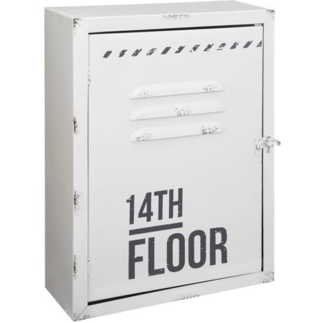 Boîte à clé District 9 métal 30x23cm - Atmosphera créateur d'intérieur
