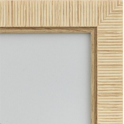 Cadre Photo Effet Travertin Anaya 10x15 Cm | Style Béton Et Naturel | En MDF Avec Verre - Beige