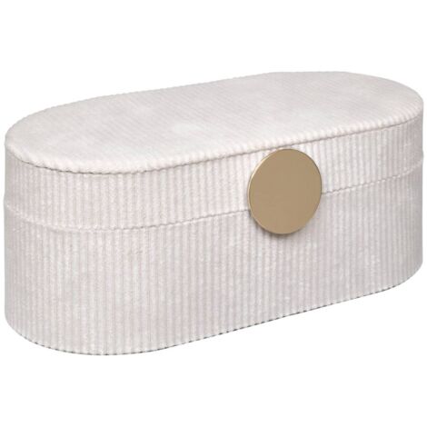 Boîte à bijoux Enya velours beige L255cm - Atmosphera créateur d'intérieur