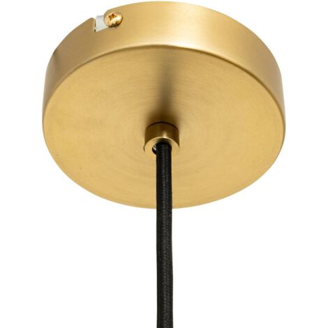 Suspension Rosie métal doré D38cm - Atmosphera créateur d'intérieur