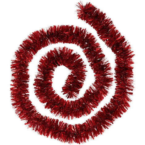 Guirlande de Noël large 10 cm Laser Rouge Longueur 3 mètres - Feeric Christmas