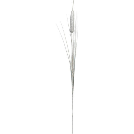 Branche décorative spéciale fêtes Roseau argent H 75 cm - Feeric Christmas