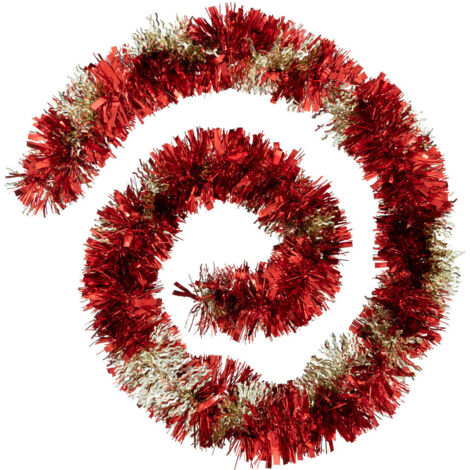 Guirlande de Noël BOA large 15 cm Vert foncé Longueur 2 mètres