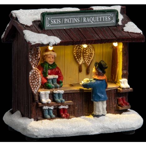 Village de Noël lumineux Stand de marché - Feeric Christmas (1/4)