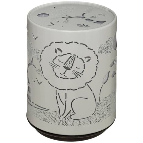 Veilleuse à pile push trendy H.13cm métal - Atmosphera créateur d'intérieur (1/5)