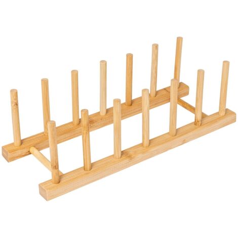 Rack 6 assiettes en bambou - 5five (1/3)