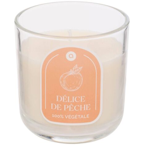 Bougie parfumée Floa pêche 115g - Atmosphera créateur d'intérieur (1/3)