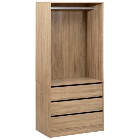 5Five Simply Smart – Dressing Dolo 3 tiroirs penderie 80x48x180 cm ...