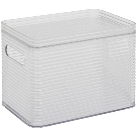 Boîte de rangement plastor gris 4,5l - 5five (1/3)
