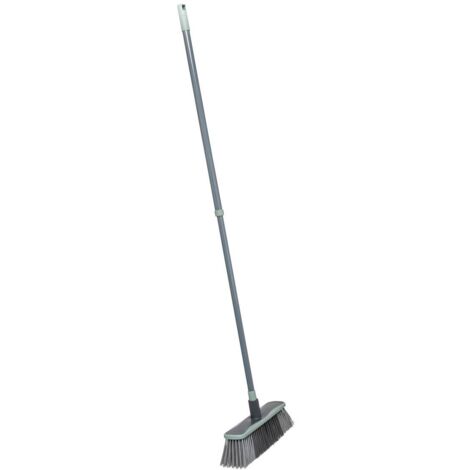 Balai antichoc télescopique en caoutchouc gris h130cm - 5five (1/5)