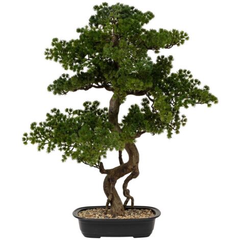 Plante artificielle magnifique Bonsaï en pot H 86 cm - Atmosphera