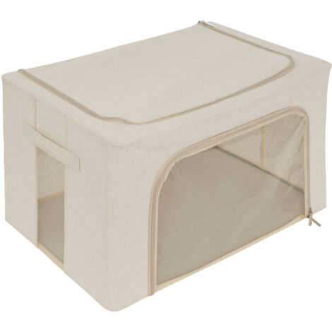 5five Groomy housse de rangement double ouverture beige (1/5)