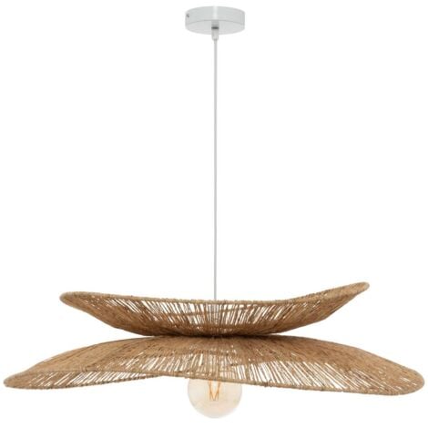 Suspension Alara jute beige D69,5cm - Atmosphera créateur d'intérieur