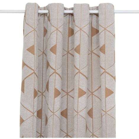 Atmosphera Rideau Occultant En Velours Taupe Clair La Dolce Vita 140 X