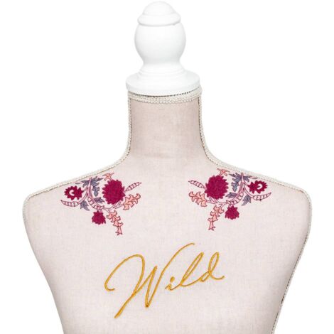 Mannequin Poésie Atmosphera – Métal Et Bois H160 Cm – Style Bohème Romantique Pour Déco Intérieure