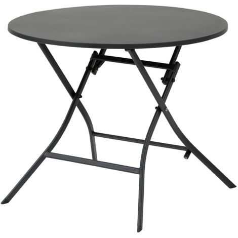 Hesperide – Table haute de jardin carrée 2 places en aluminium traité UV – Design moderne – Résistante aux intempéries – Idéale pour espaces extérieurs