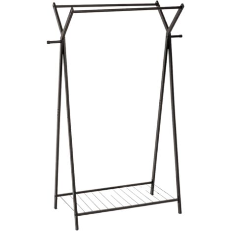 Portant à vêtements metty en métal noir 98x43,5cm - 5five (1/5)