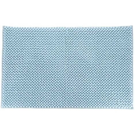 Tapis microfibre boules 50x80 cm - bleu clair - Tendance (1/3)