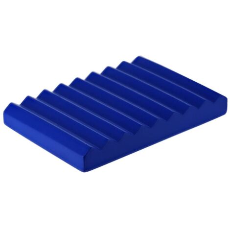 Porte savon en ciment - bleu majorelle - Tendance