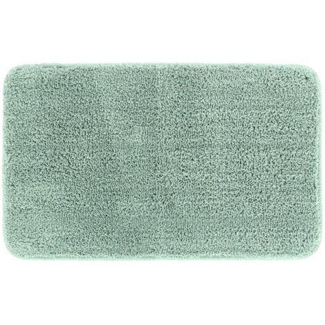 Tapis microfibre doux dessous latex 45x75 cm - vert eucalyptus - Tendance (1/3)