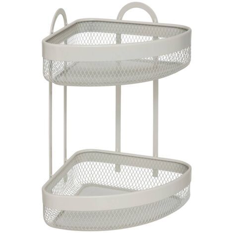 Étagère d'angle mayaj en acier beige 23x23cm - 5five