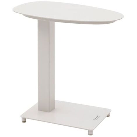 Table d'appoint de jardin Venuzia graphite 50 x 50cm en aluminium - Hespéride (1/5)