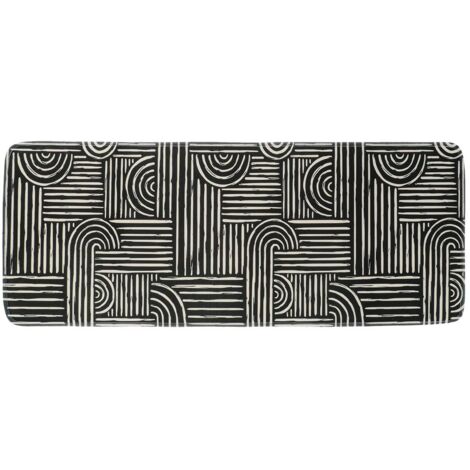 Grand Tapis de salle de bain en Microfibre 45 x 120 cm déco Ethnic Vibes - TENDANCE (1/2)