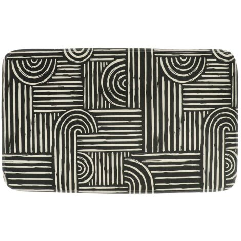 Tapis de salle de bain en Microfibre 45 x 75 cm déco Ethnic Vibes - TENDANCE (1/2)