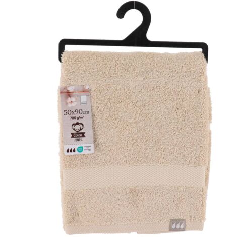 Serviette De Toilette 50x90 Cm 100 % Coton Damier – Vert Olive, Douce Et Absorbante – Tendance