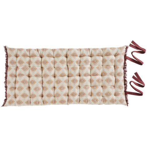 Matelas de Sol Jacquard Ikat 60x120cm Beige Lin - Atlas For Men