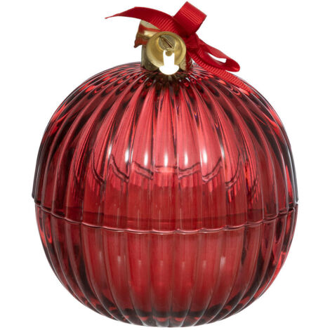 Bougie dans une boule en verre, Ø 11 cm (1/3)