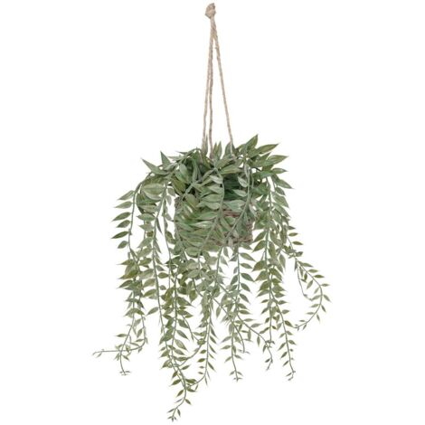 Plante artificielle suspendue Patri H47cm - Atmosphera créateur d'intérieur (1/5)