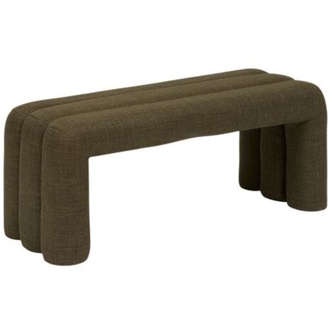 Banc Sisco vert Kaki 102x42cm - Atmosphera créateur d'intérieur (1/5)