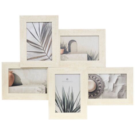 Pêle-mêle Anaya beige 5 photos - Atmosphera créateur d'intérieur
