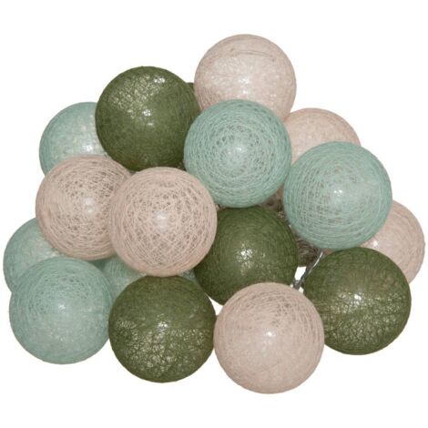 Guirlande Led Secteur 20 Boules Assortiments D 6 Box - Atmosphera créateur d'intérieur