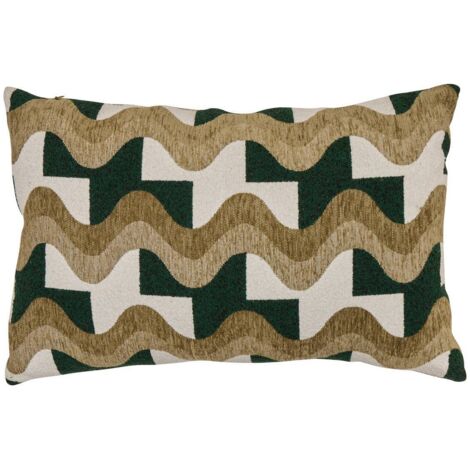 Coussin Floe vert Kaki 58x38cm - Atmosphera créateur d'intérieur (1/4)