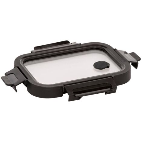 5five Simply Smart Boîtes Conservation Clipeat S 3 Pièces – Verre, Bleu