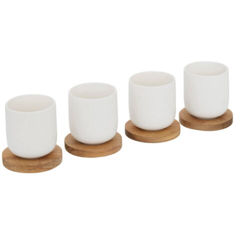 Tasse Elegante blanc L25xp7xH17cm - Atmosphera créateur d'intérieur