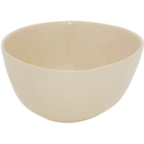 Saladier Wonja crème L26,2xp25xH12,5cm - Atmosphera créateur d'intérieur