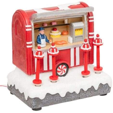 Village de Noël lumineux, musical et animé Stand des Gateaux - Feeric Christmas (1/5)