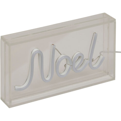 Néon LED Noël prise USB l.23cm rouge - Feeric lights & christmas (1/4)