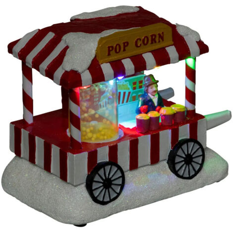 Village de Noël stand de popcorn lumineux (1/3)