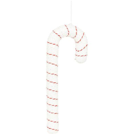 Décoration sucre d'orge H50 cm 20 LED blanc chaud à piles - Feeric lights & christmas (1/3)