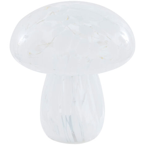 Déco de Noël lumineuse Champignon en Verre 15 LED H 17.5 cm - Feeric Christmas (1/2)