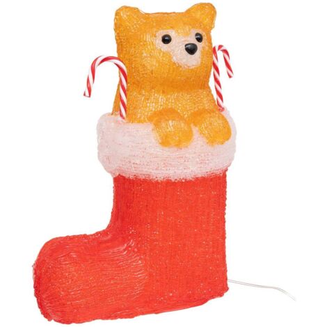 Déco lumineuse Chat 30 LED Blanc froid H 30 cm - Feeric Christmas (1/4)