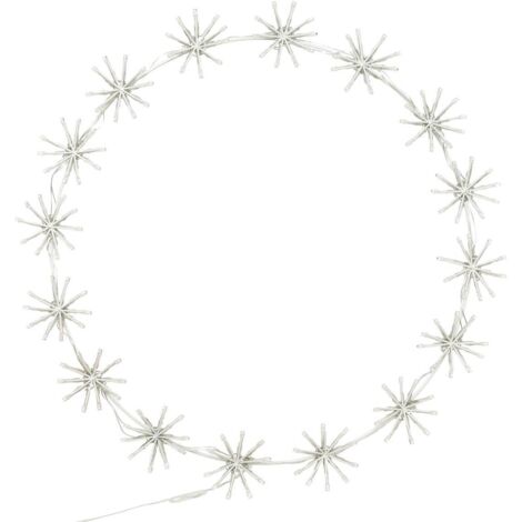 Couronne de Noël lumineuse en métal 160 LED Blanc Chaud D 50 cm - Feeric Christmas (1/3)